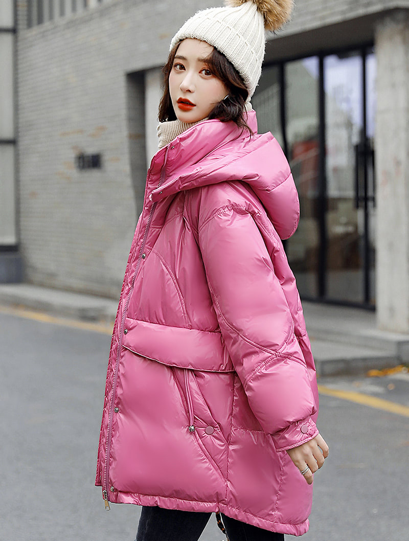 Women’s Winter Relaxed-Fit Puffer Short Down Jacket Coat03