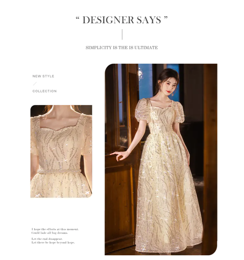 Champagne-Princess-Glitter-Tulle-Puff-Sleeves-Evening-Dress-Party-Ball-Gown08