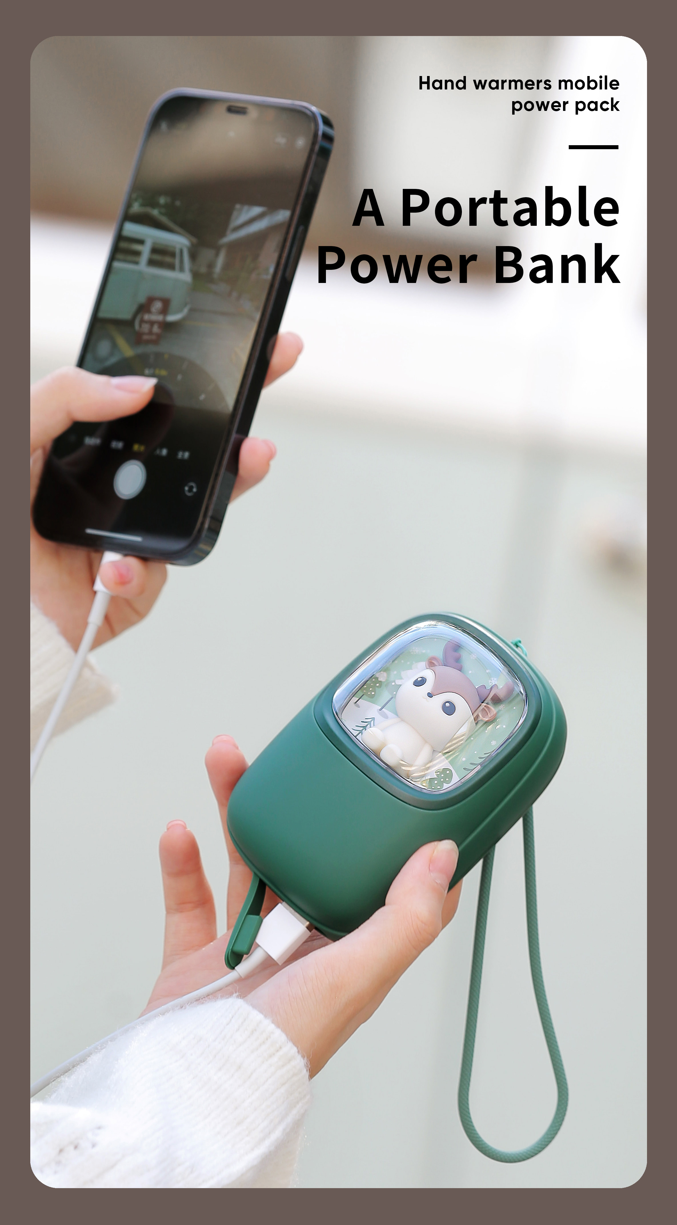 Creative Winter Gift Hand Warmer Portable Power Bank15