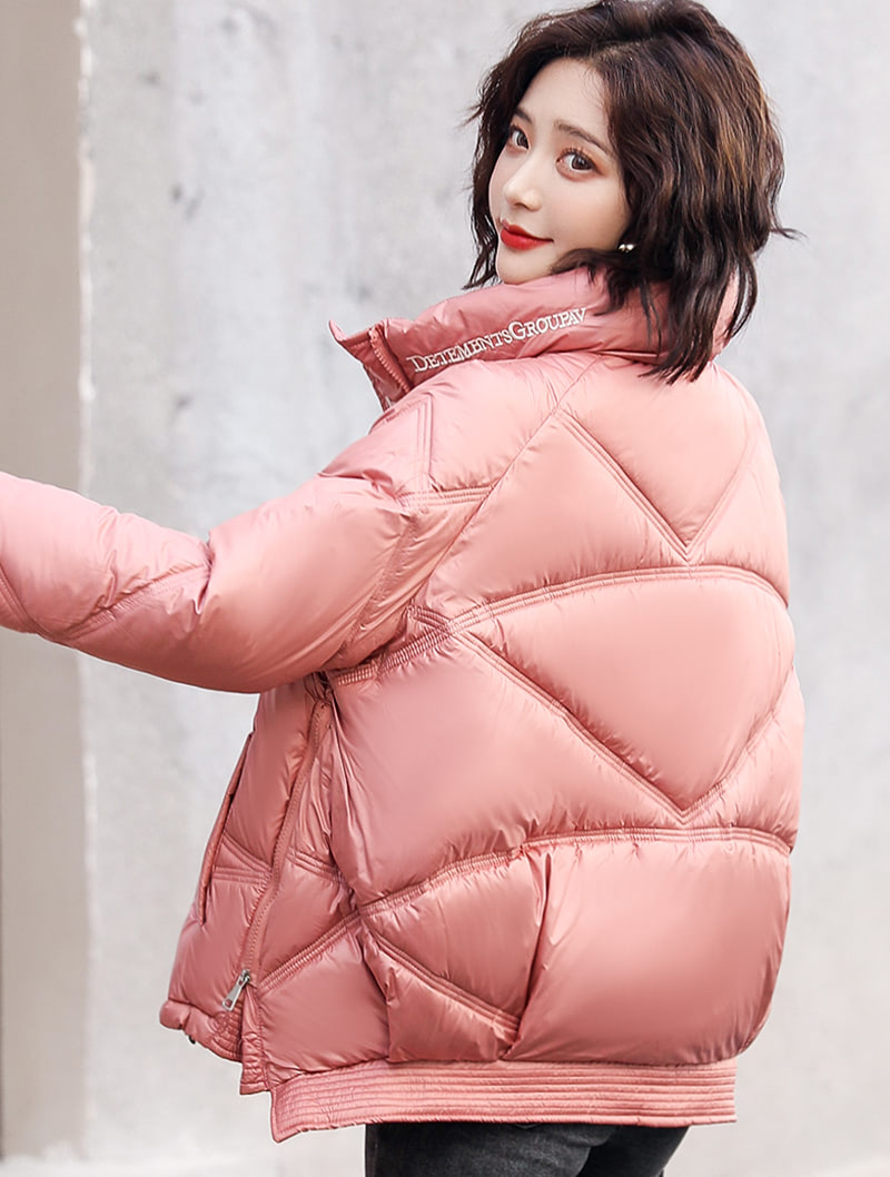Puffer Jacket Outfit Women Winter Casual Style StreetwearCM04