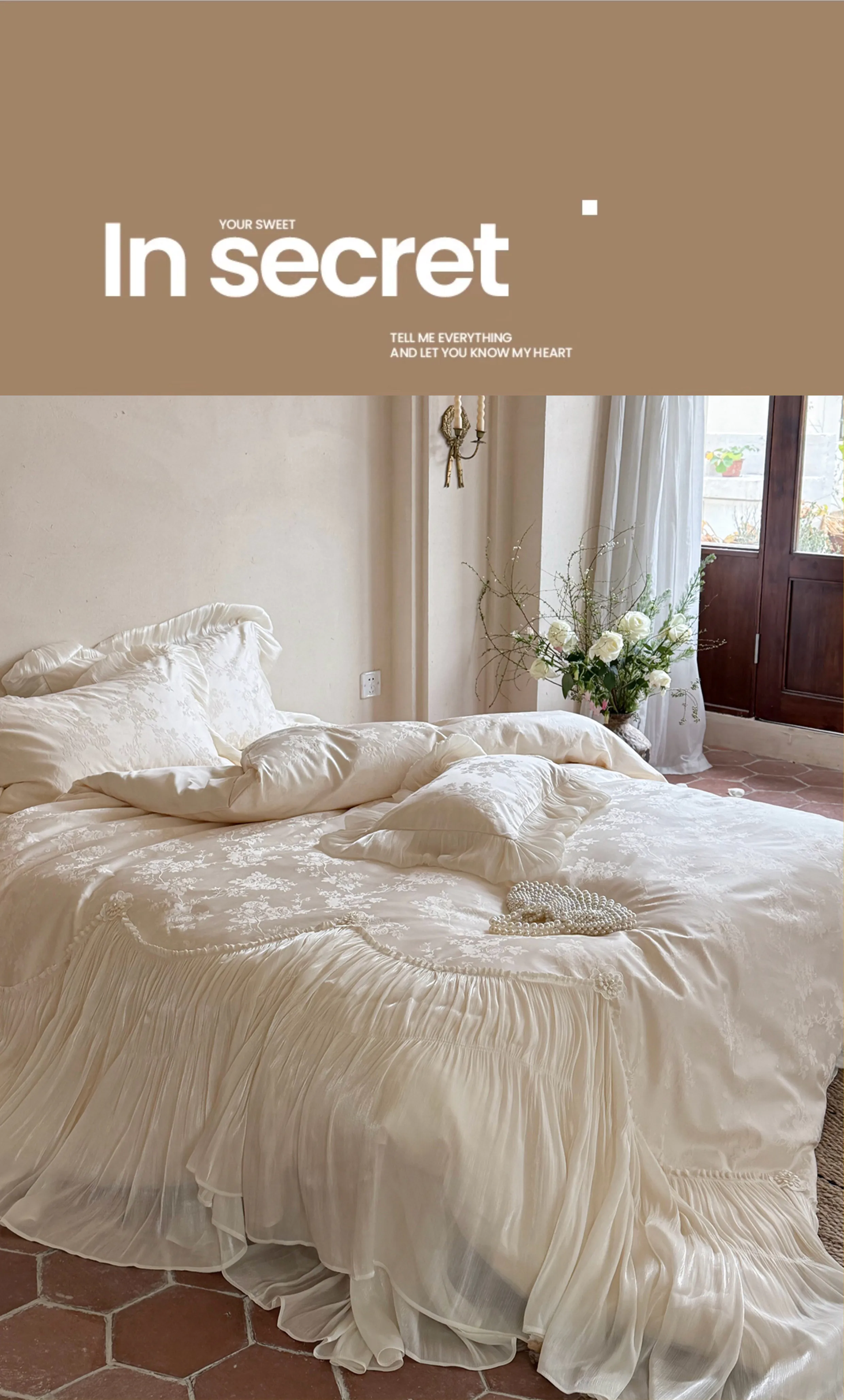 Romantic-Tencel-Cotton-Pleated-Skirt-Jacquard-Duvet-Cover-Bedding-Set13