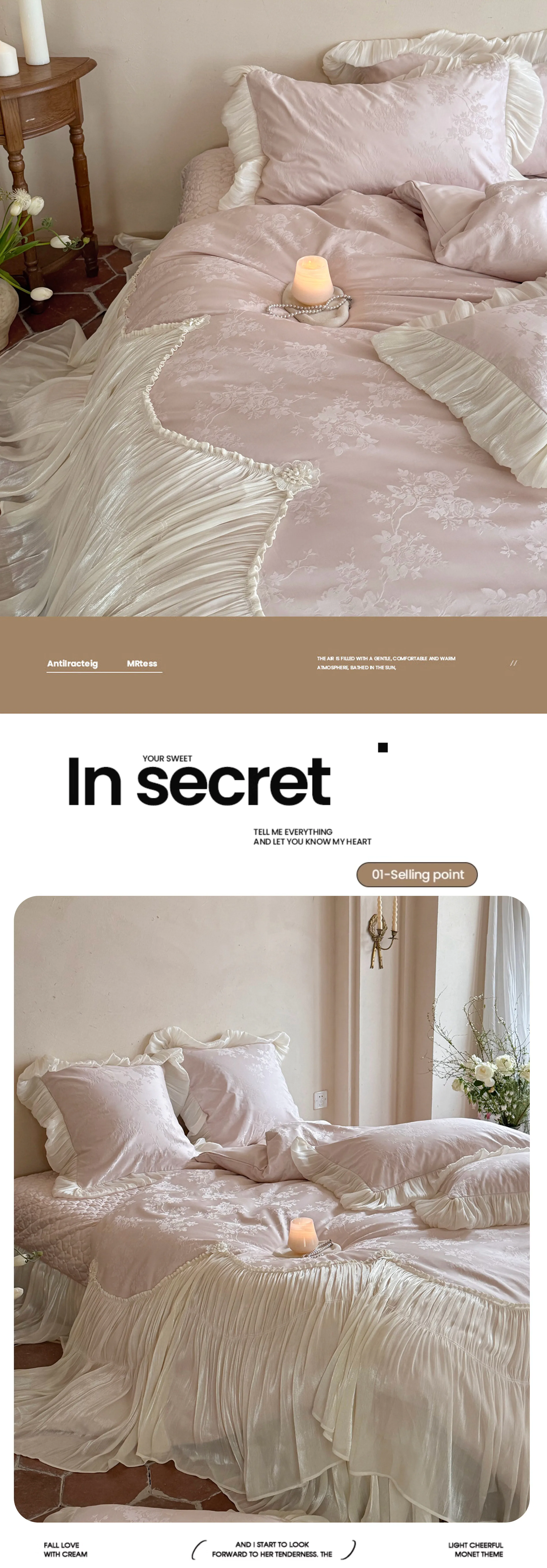 Romantic-Tencel-Cotton-Pleated-Skirt-Jacquard-Duvet-Cover-Bedding-Set16