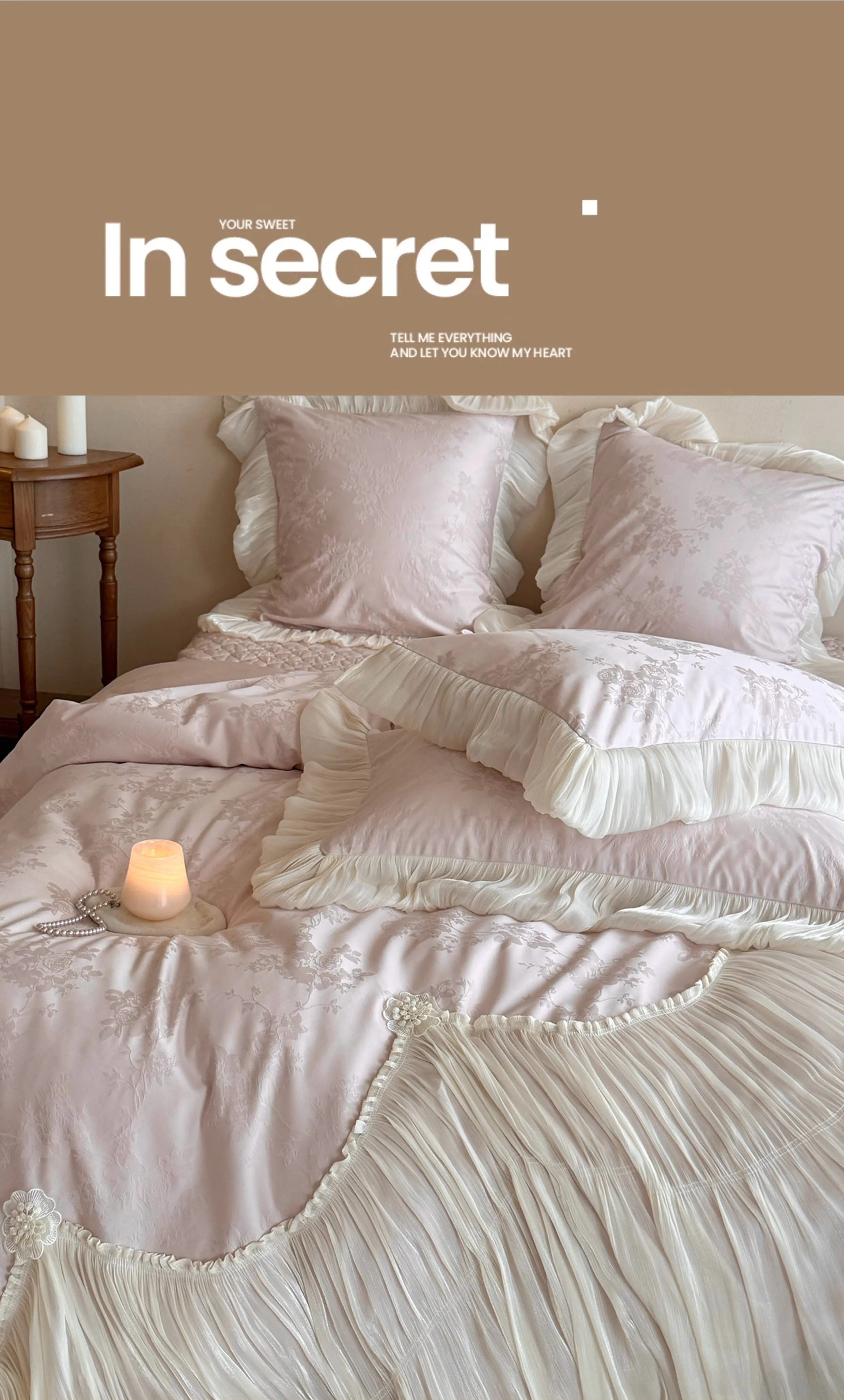 Romantic-Tencel-Cotton-Pleated-Skirt-Jacquard-Duvet-Cover-Bedding-Set18