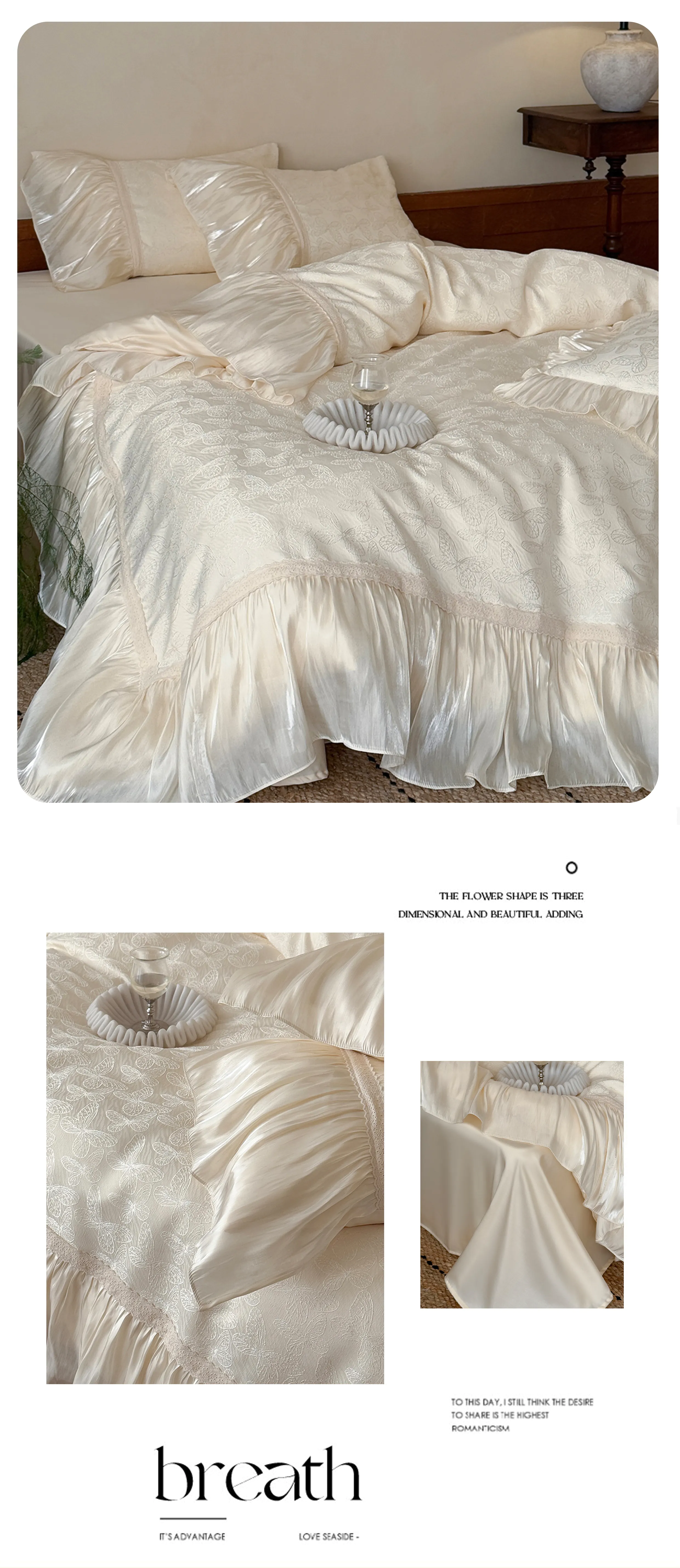 Sweet-Exquisite-Butterfly-Jacquard-Tencel-Cotton-Pleated-Hem-Bedding-Set17