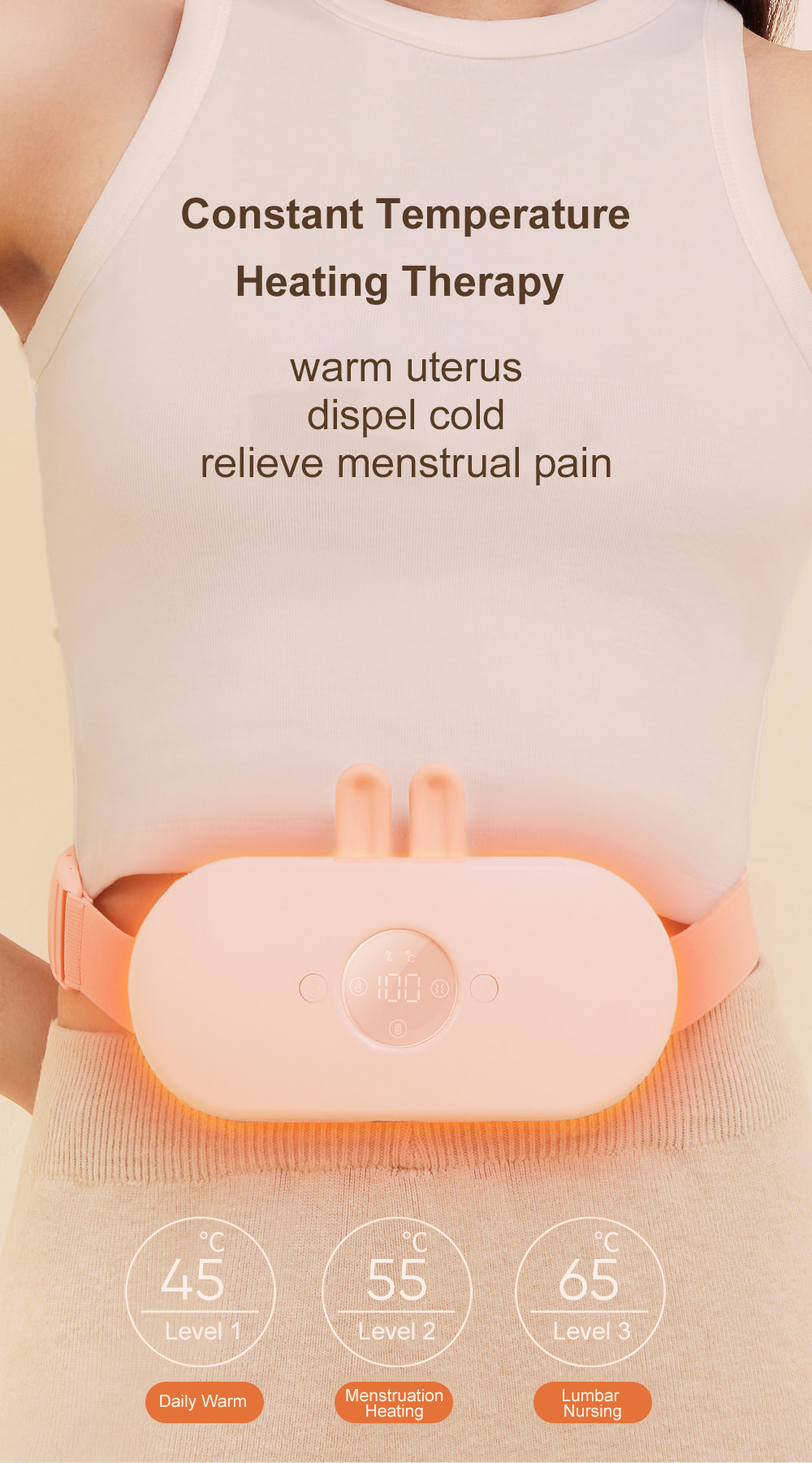 Women’s Uterus Warmer Womb Heating Therapy Massage Belt11