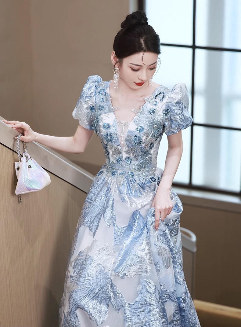 Delicate-Blue-Short-Sleeve-V-Neck-Embroidered-Party-Prom-Formal-Dress06