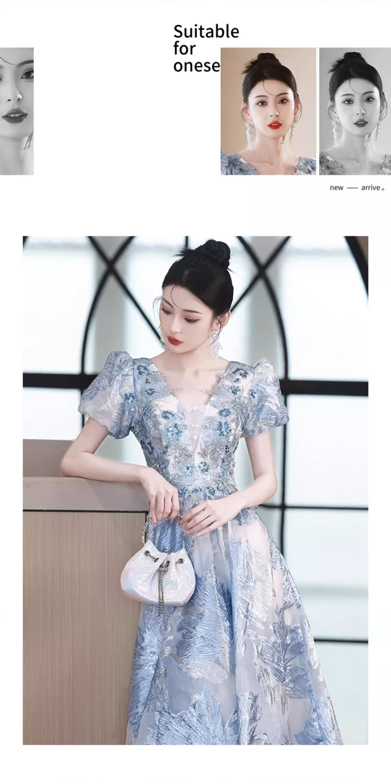 Delicate-Blue-Short-Sleeve-V-Neck-Embroidered-Party-Prom-Formal-Dress12