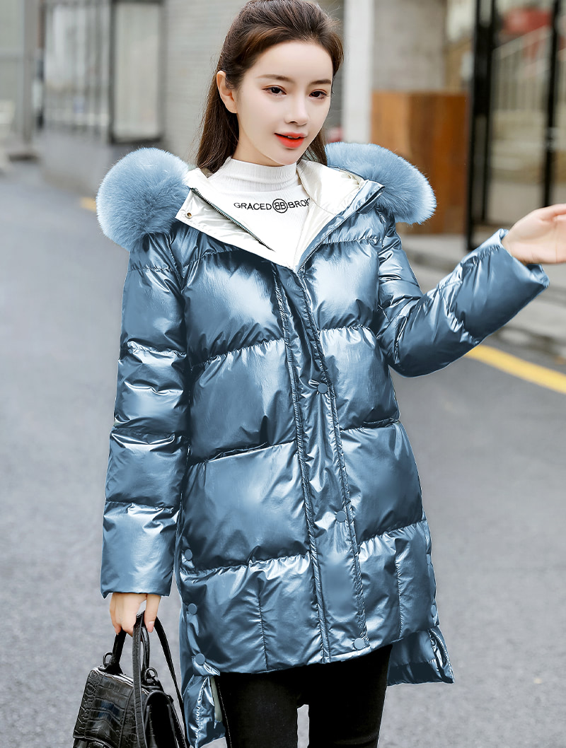 Fashion Winter Thick Outfit Warm Fur Hooded Cotton Down Coat01