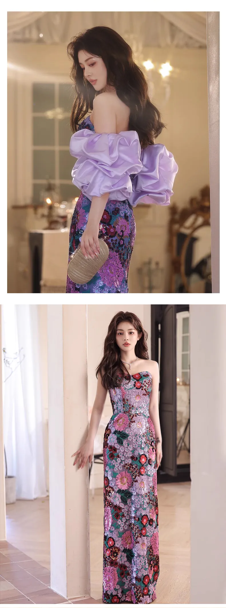 Luxury-Purple-Strapless-Floral-Prom-Evening-Dress-with-Detachable-Sleeves15
