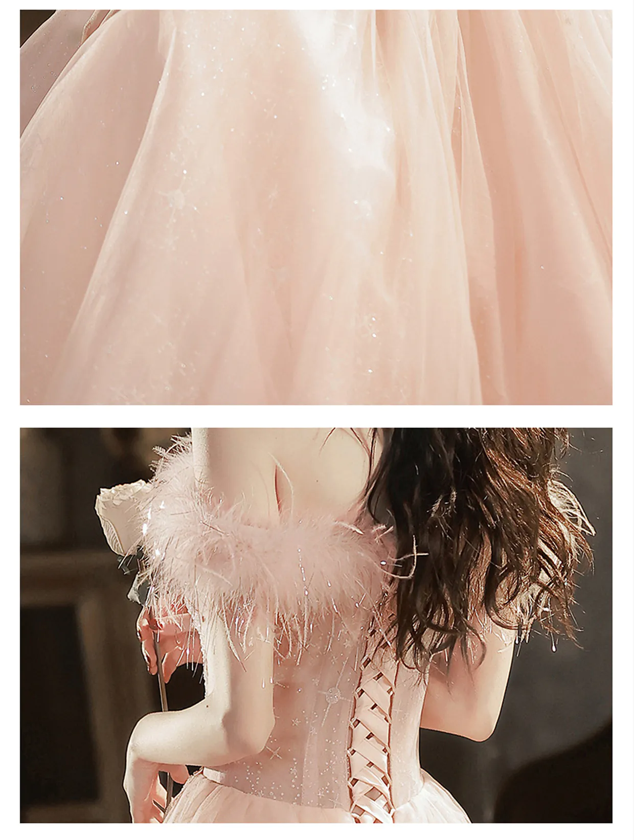 Pink-Off-Shoulder-Feather-Cocktail-Party-Prom-Dress-Evening-Gown15
