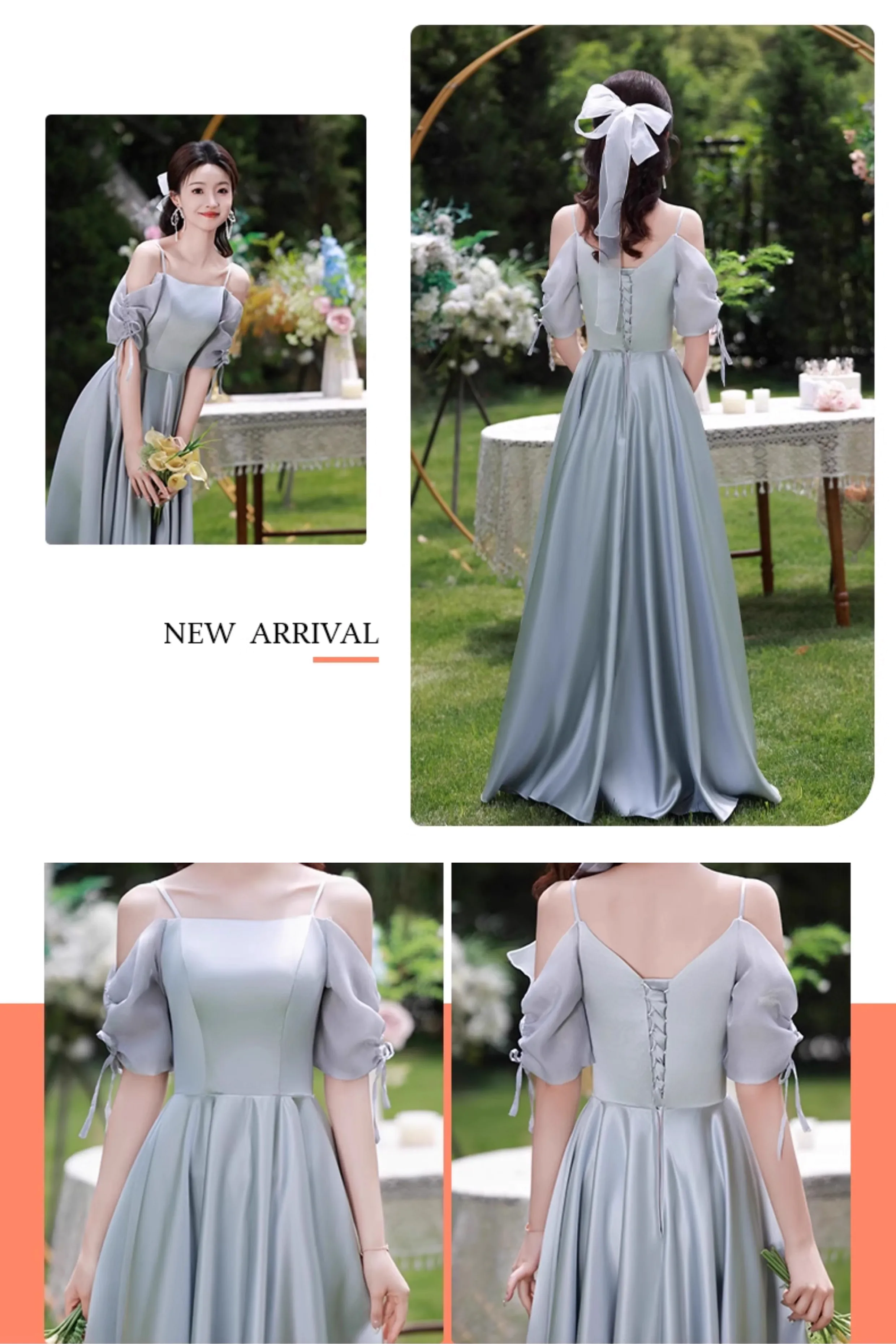 Simple-Bluish-Grey-Satin-Bridesmaid-Dress-Wedding-Guest-Party-Gown22