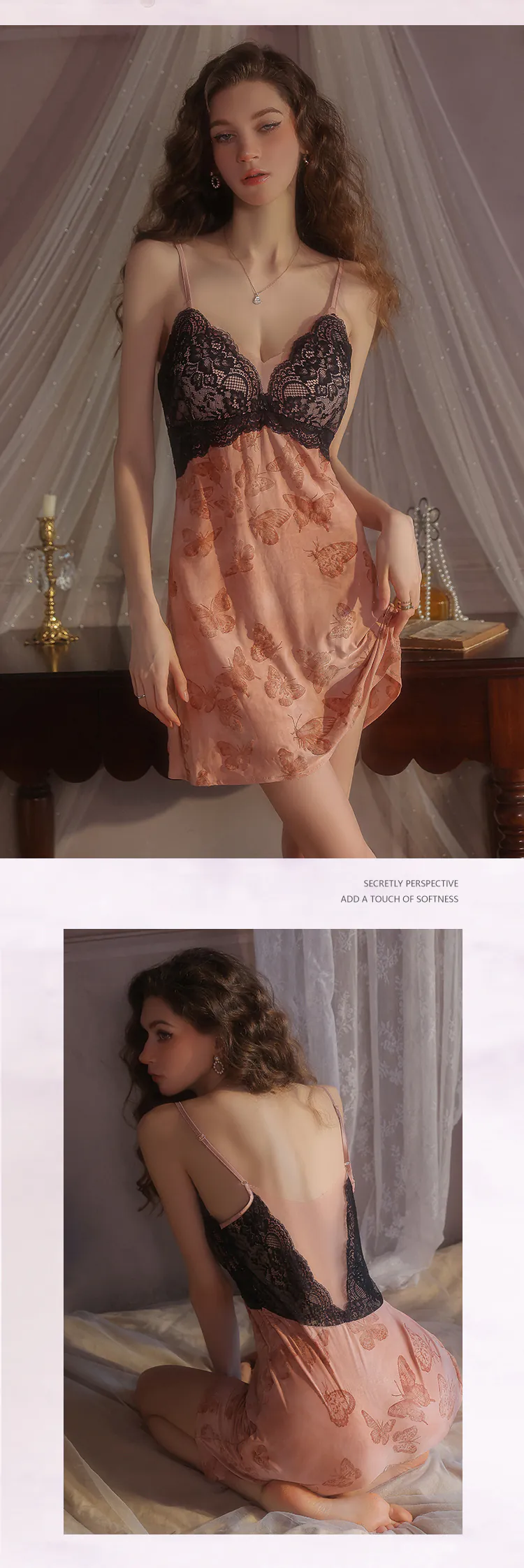Soft-Flocked-Velvet-Butterfly-Lingerie-Nightdress-with-Removable-Bra-Pads14