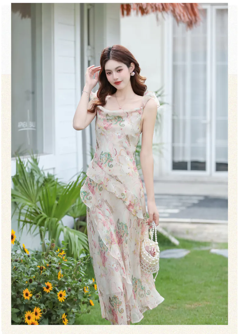 Soft-Girl-Cowl-Neck-Floral-Ruffle-Slip-Dress-with-Cropped-White-Cardigan13