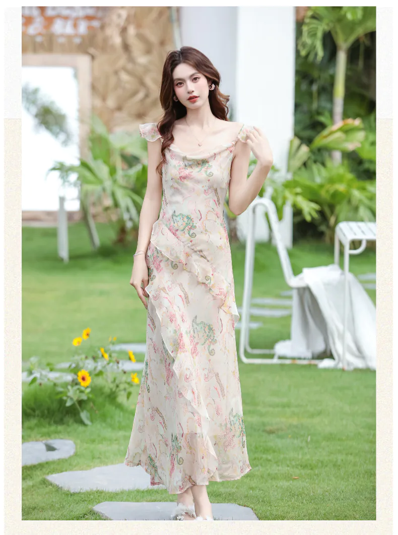 Soft-Girl-Cowl-Neck-Floral-Ruffle-Slip-Dress-with-Cropped-White-Cardigan16