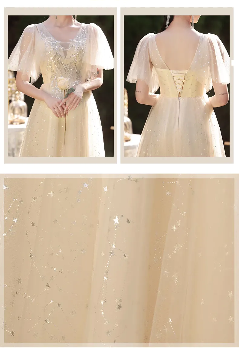 Sweet-Champagne-Chiffon-Bridesmaid-Dress-Wedding-Guest-Long-Gown14