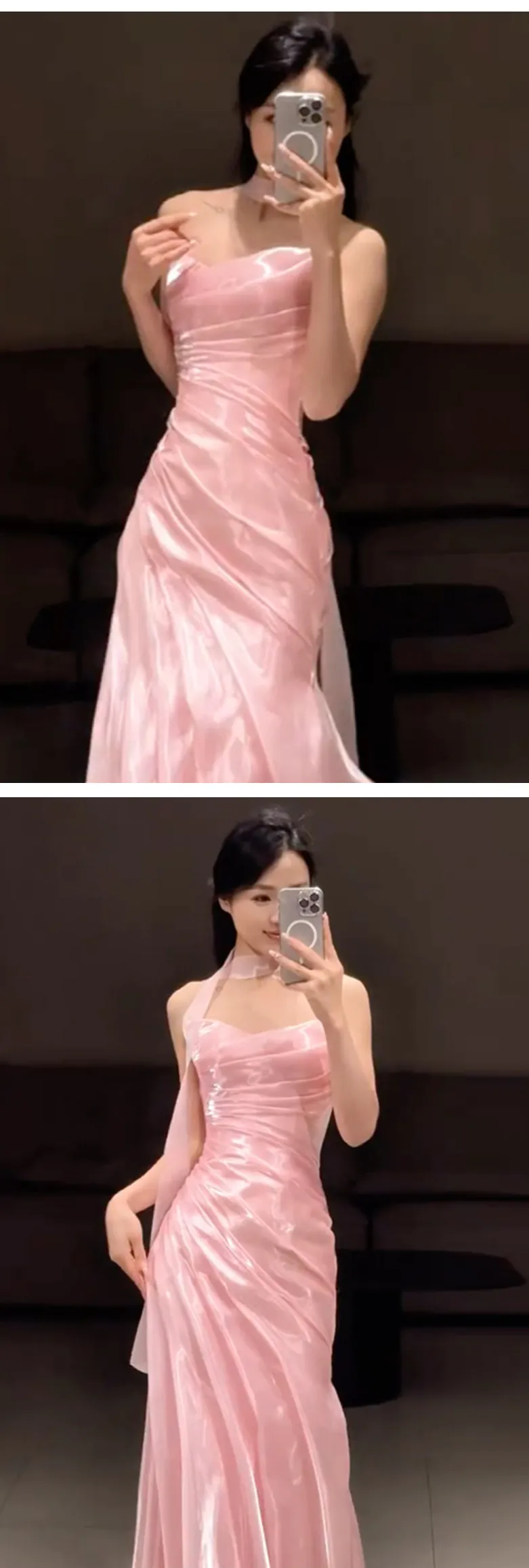 Ruched-Sweetheart-Neckline-Strapless-Shimmering-Pink-Formal-Evening-Gown13