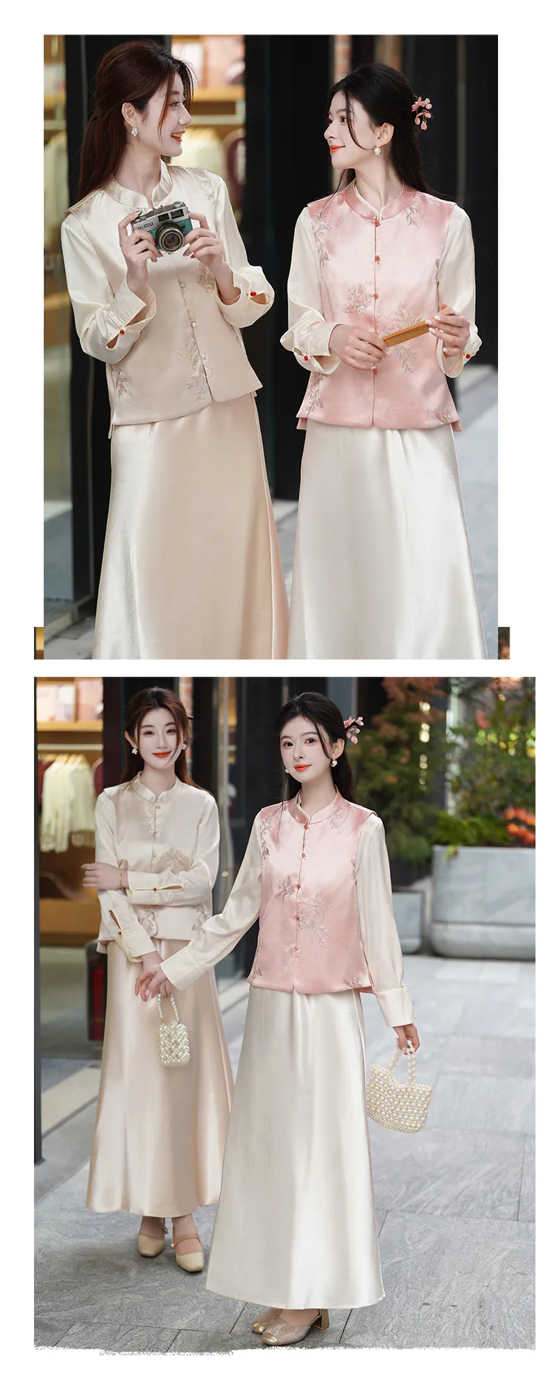 Vintage-Oriental-Style-Floral-Embroidery-Vest-Blouse-and-Satin-Skirt-3-Pcs-Set13