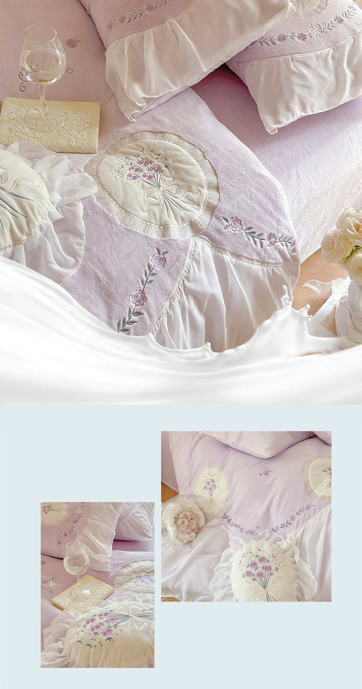 240g-High-Weight-Cozy-Embroidery-Milk-Velvet-Bedding-4-Pcs-Set17