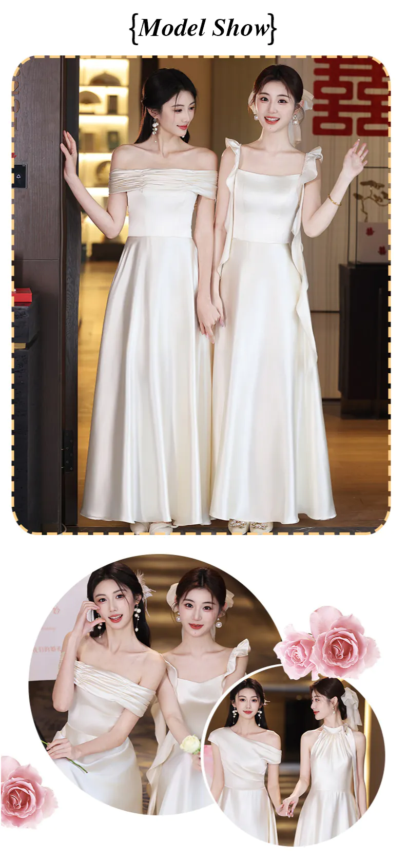 A-line-Champagne-Satin-Maid-of-Honor-Attendant-Wedding-Guest-Dress14