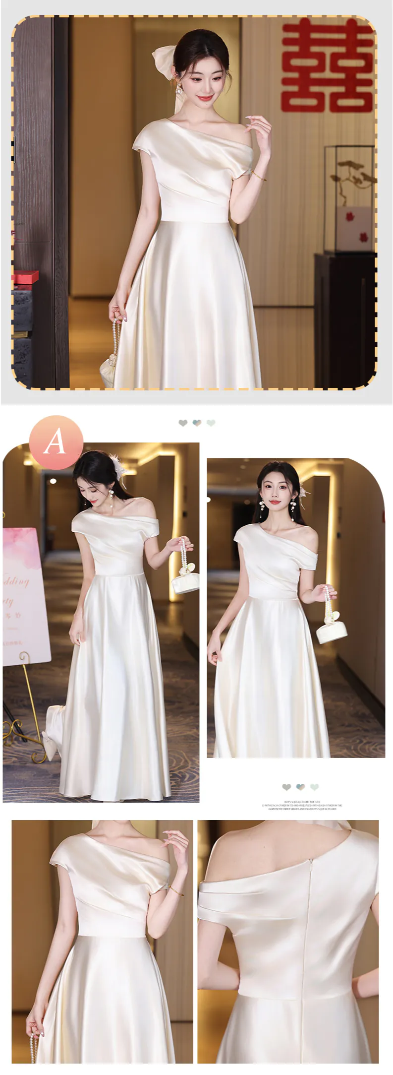 A-line-Champagne-Satin-Maid-of-Honor-Attendant-Wedding-Guest-Dress16