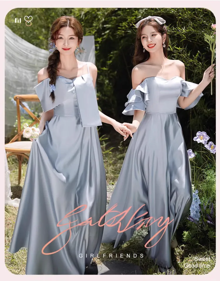 princess polly baby blue dress Silver Bridesmaid Dresses main image 0