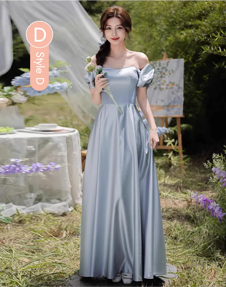 A-line-Simple-Silver-Grey-Bridesmaid-Maxi-Dress-Satin-Long-Gowns20