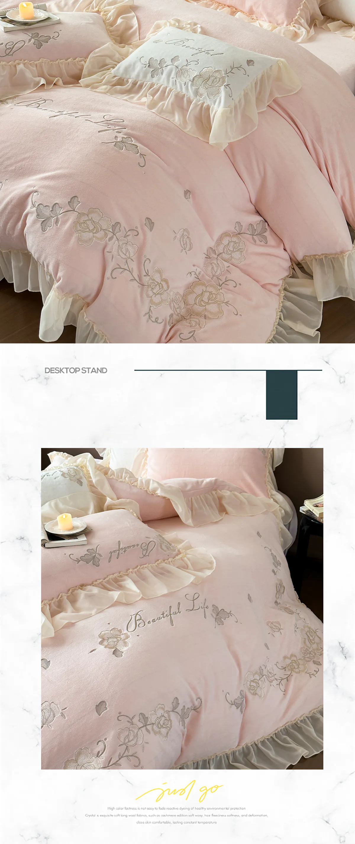 Aesthetic-Soft-Milk-Fiber-Duvet-Cover-Bed-Sheet-Pillowcases-4-Pcs-Set13
