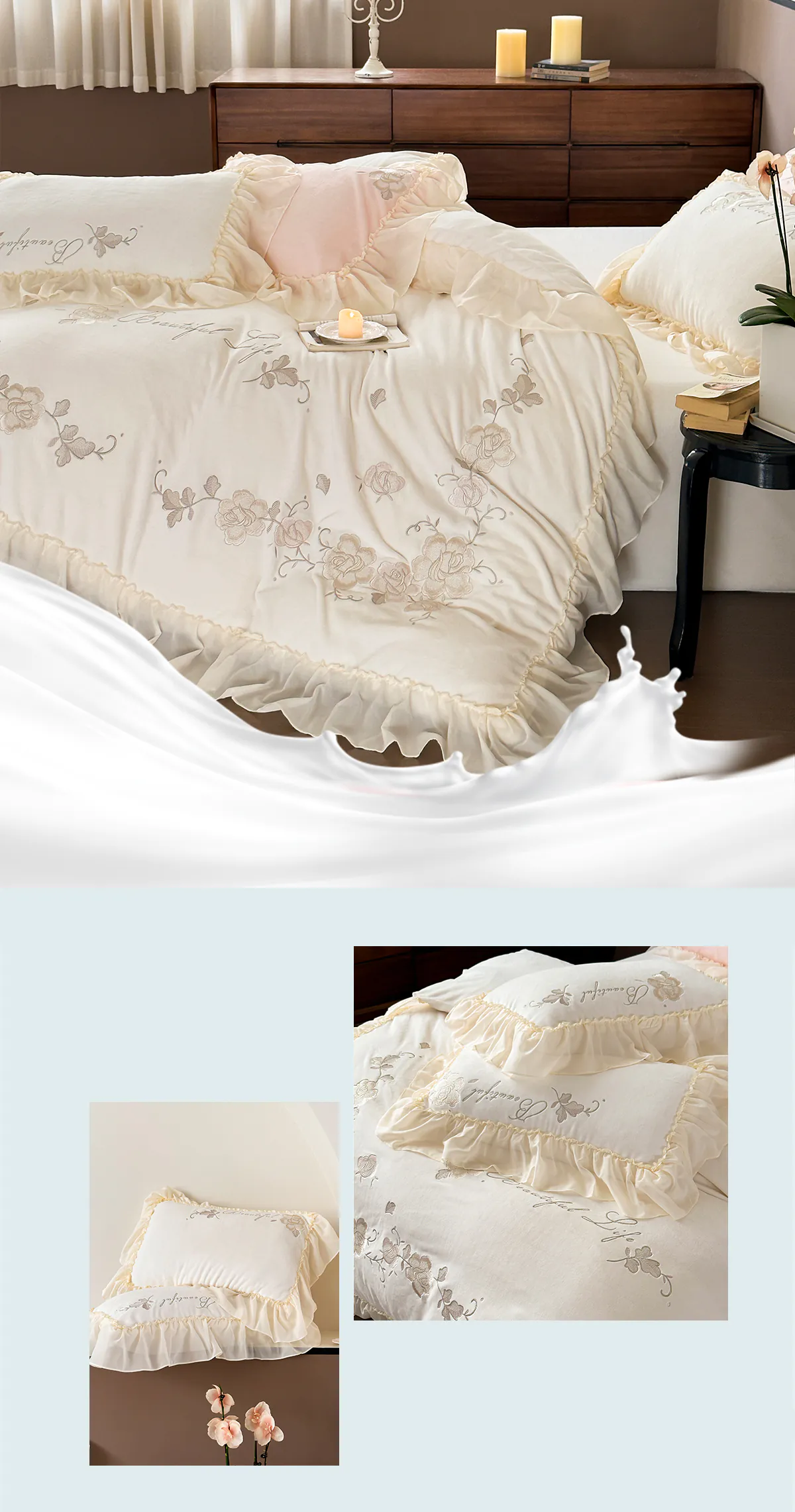 Aesthetic-Soft-Milk-Fiber-Duvet-Cover-Bed-Sheet-Pillowcases-4-Pcs-Set17