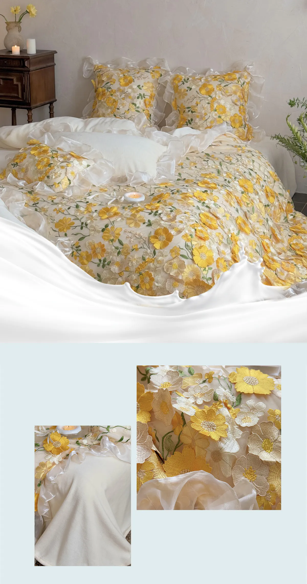 Artistic-3D-Flower-230g-High-Weight-Milk-Velvet-Bedding-4-Pcs-Set18