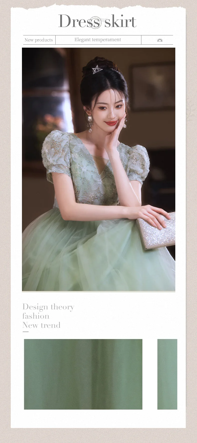 Charming-Princess-Mint-Green-V-Neck-Floral-Tulle-Evening-Formal-Dress07
