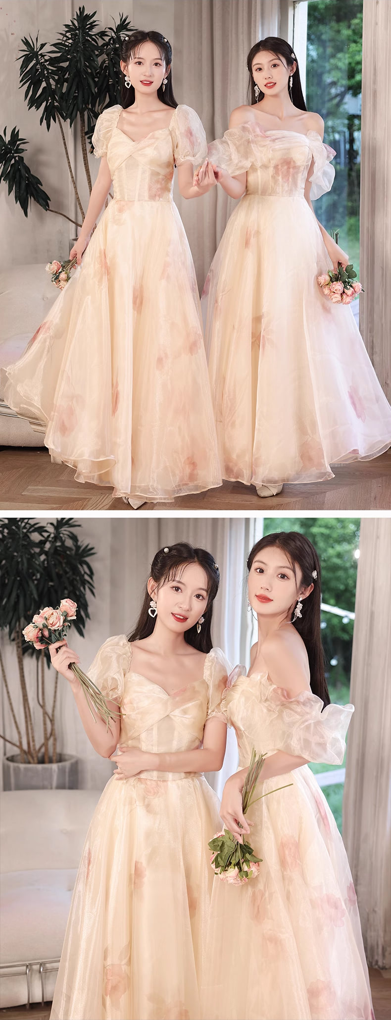 Charming-Tulle-Bridesmaid-Dress-Sweet-Wedding-Party-Evening-Gown13