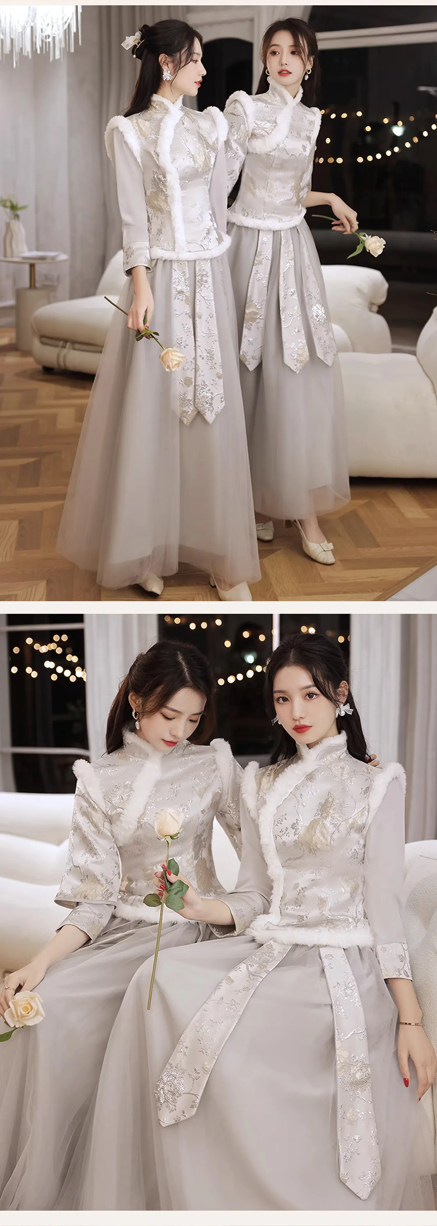 Chic-Chinese-Style-Long-Sleeve-Bride-Wedding-Party-Bridesmaid-Dress12