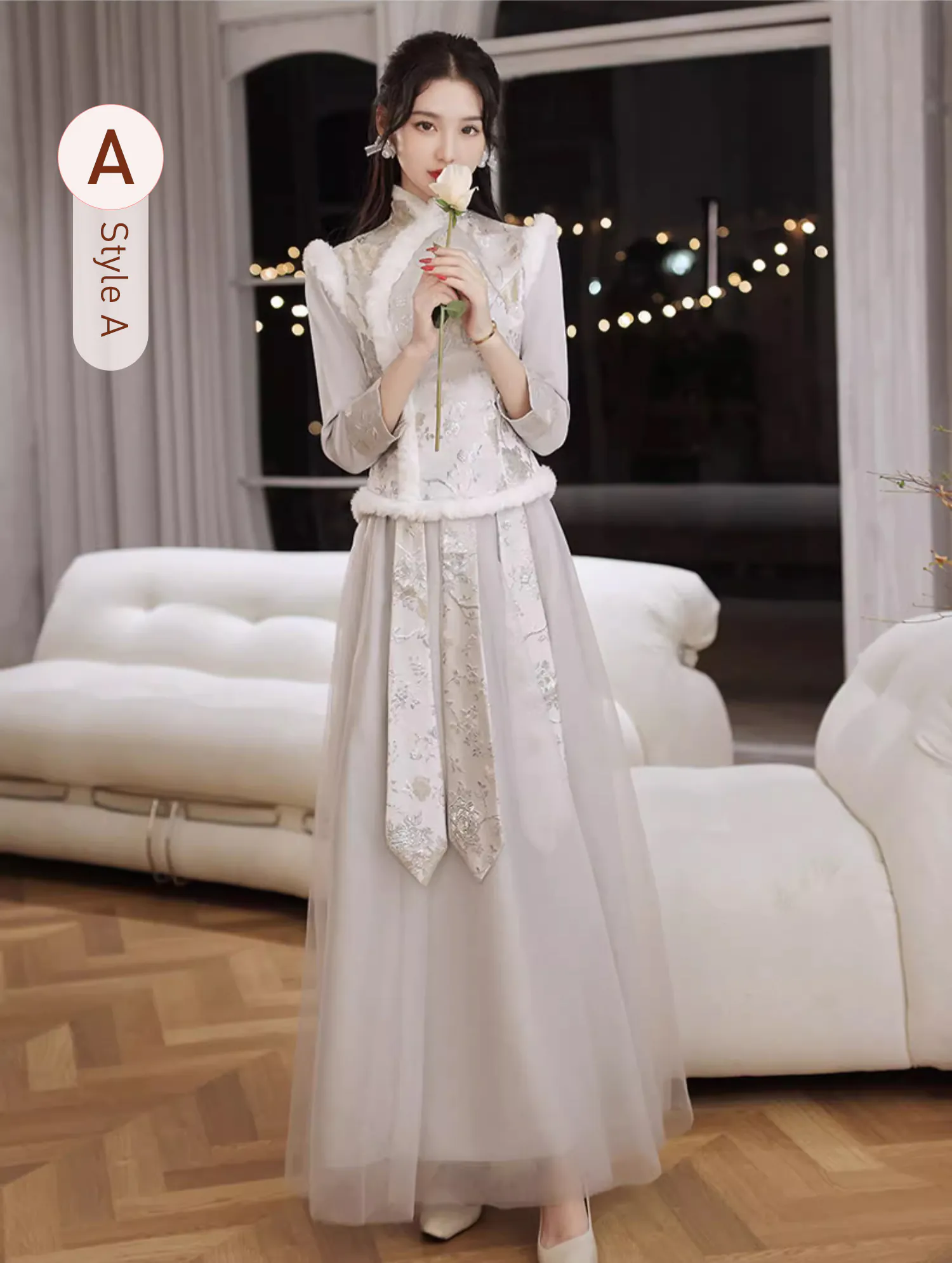 Chic-Chinese-Style-Long-Sleeve-Bride-Wedding-Party-Bridesmaid-Dress13