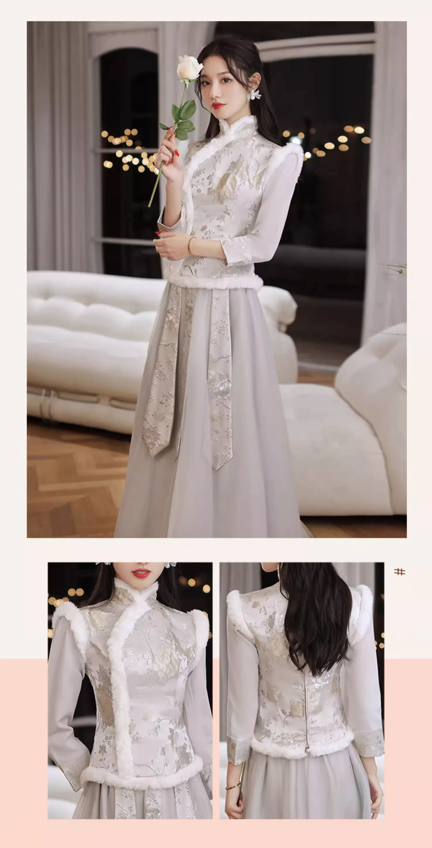 Chic-Chinese-Style-Long-Sleeve-Bride-Wedding-Party-Bridesmaid-Dress15