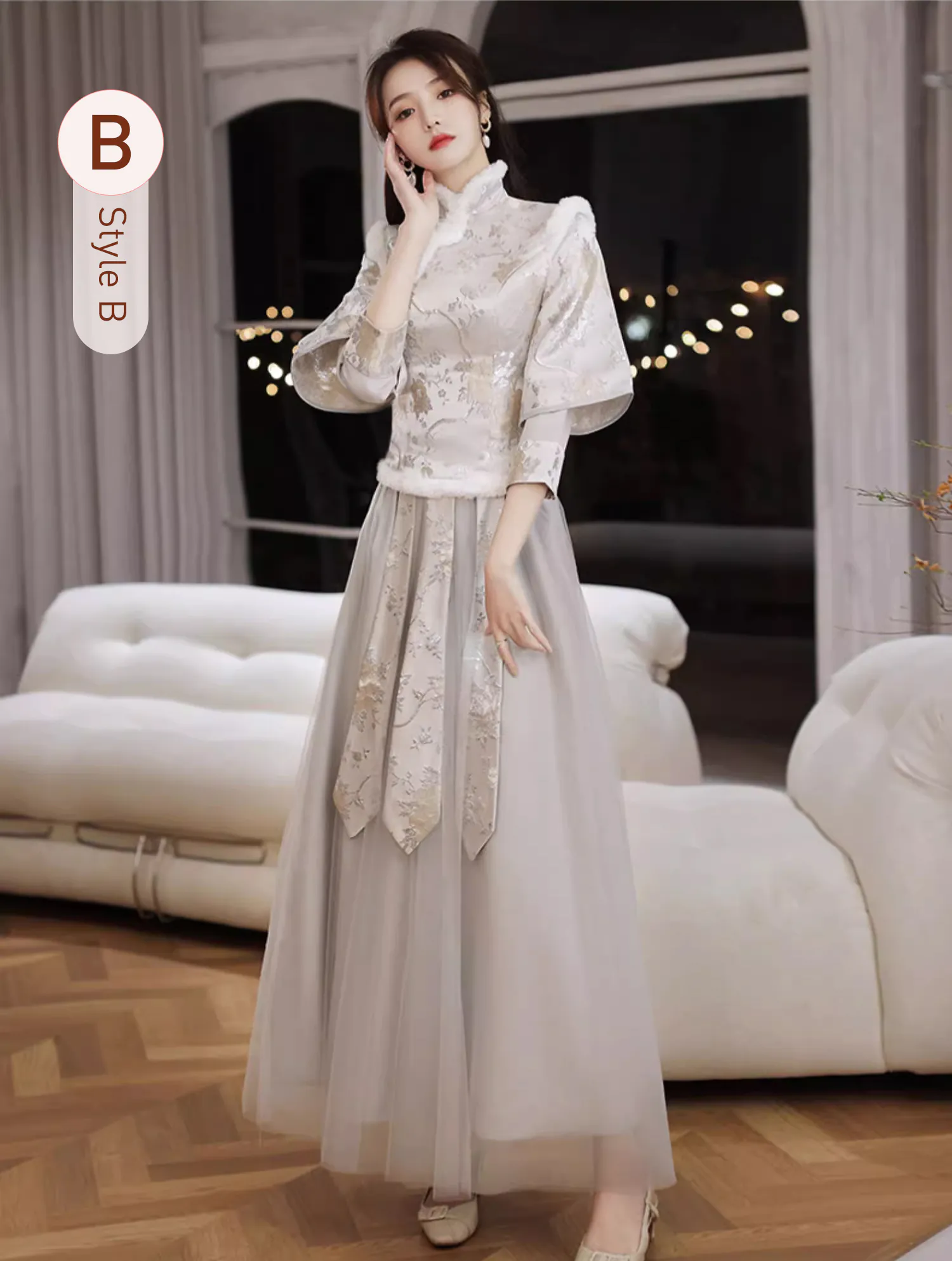 Chic-Chinese-Style-Long-Sleeve-Bride-Wedding-Party-Bridesmaid-Dress16