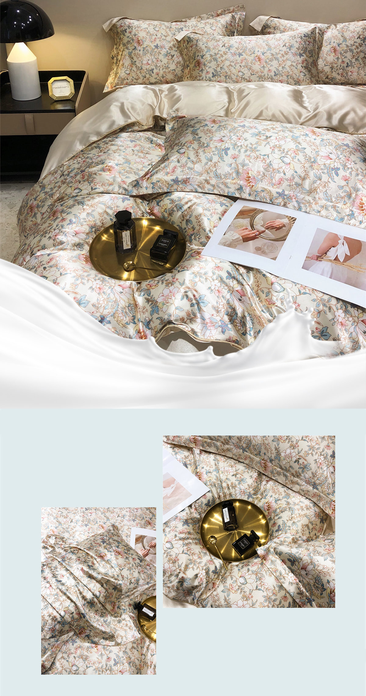 Cottagecore-Floral-Printed-Soft-Satin-Zipper-Closure-Duvet-Cover-Set