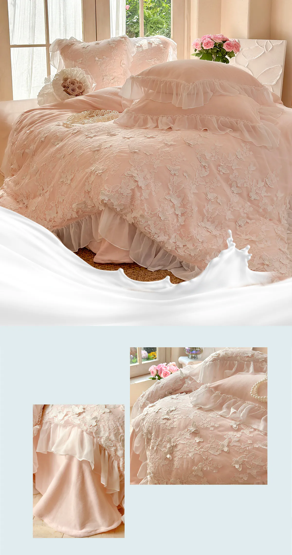 Cozy-3D-Butterfly-Embroidered-Ruffle-Edge-Milk-Velvet-Bedding-Set23
