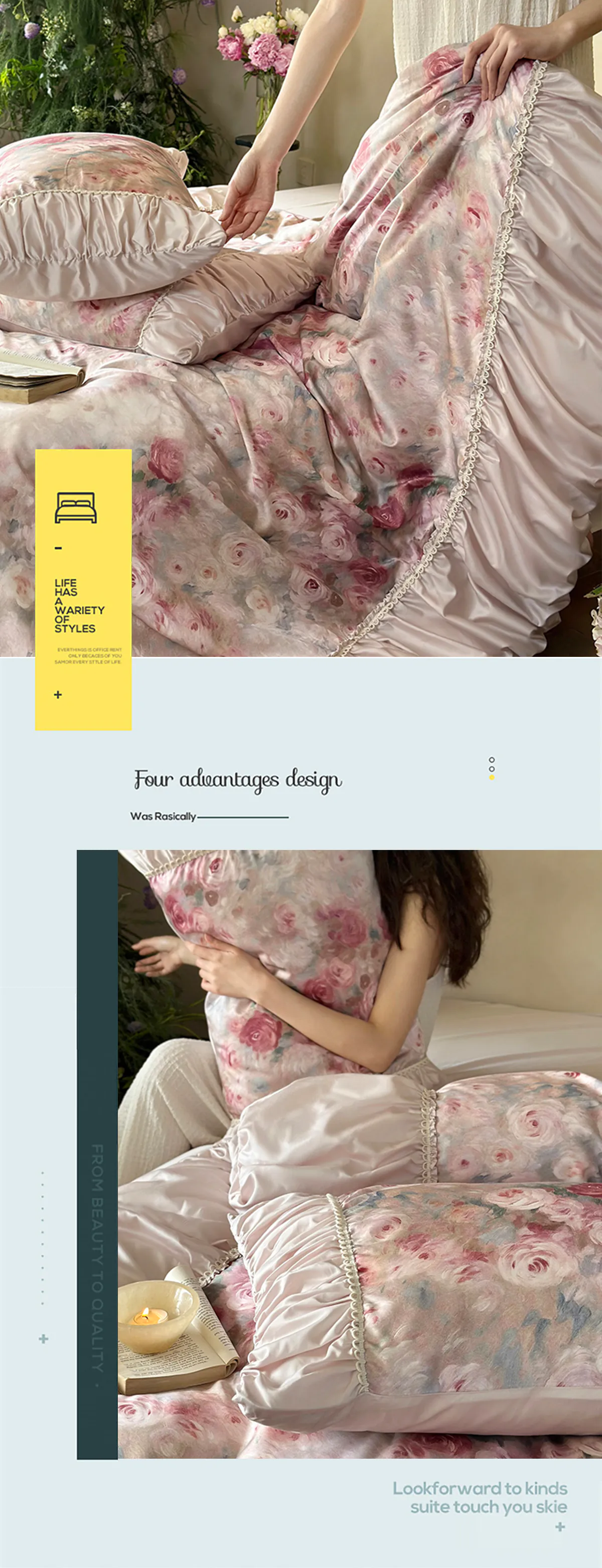 Elegant-120s-Long-Staple-Cotton-Oil-Painting-Ruffle-Bedding-4-Pcs-Set11