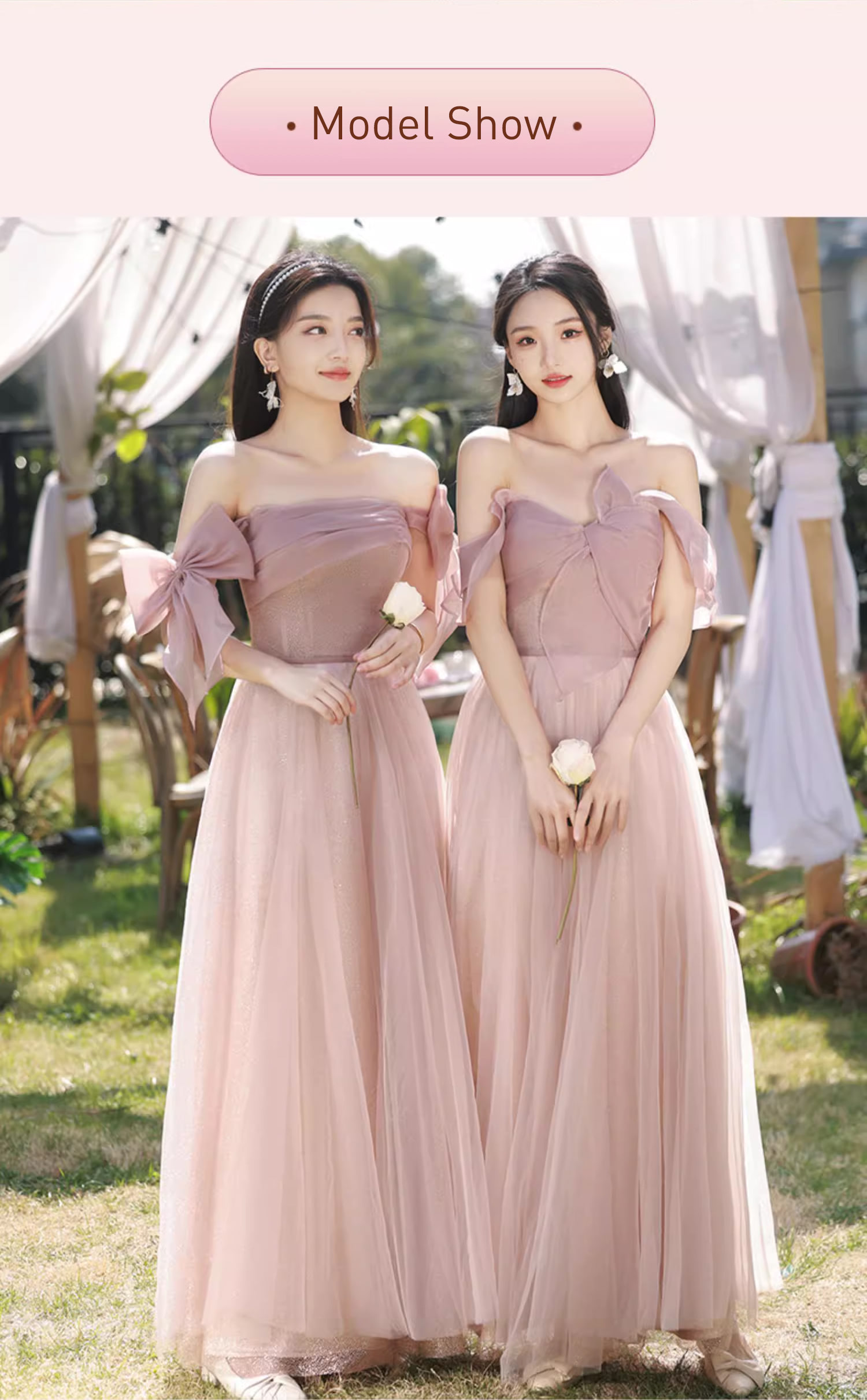 Elegant-Pink-Tulle-Slim-Fit-Bridesmaid-Wedding-Guest-Party-Maxi-Dress13
