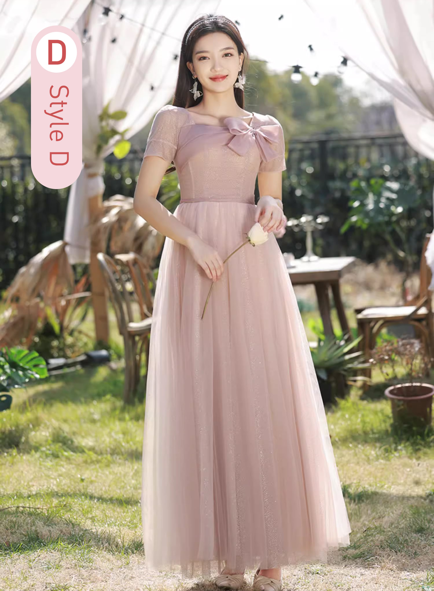 Elegant-Pink-Tulle-Slim-Fit-Bridesmaid-Wedding-Guest-Party-Maxi-Dress26
