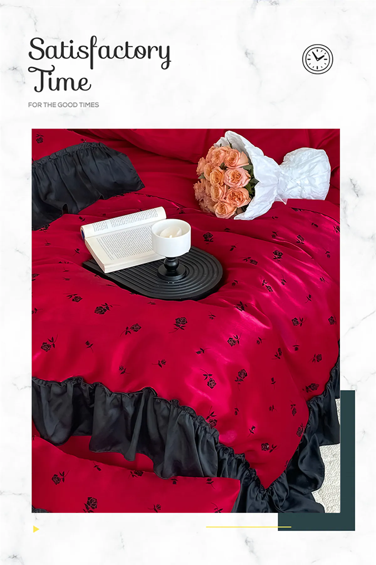 Elegant-Ruffle-Edge-100-Long-Staple-Cotton-Bed-Sheet-Pillowcases-Set15