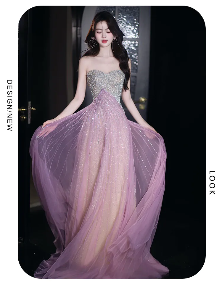 Fairy-Strapless-Sequined-Lavender-Tulle-Evening-Gown-Banquet-Party-Dress08