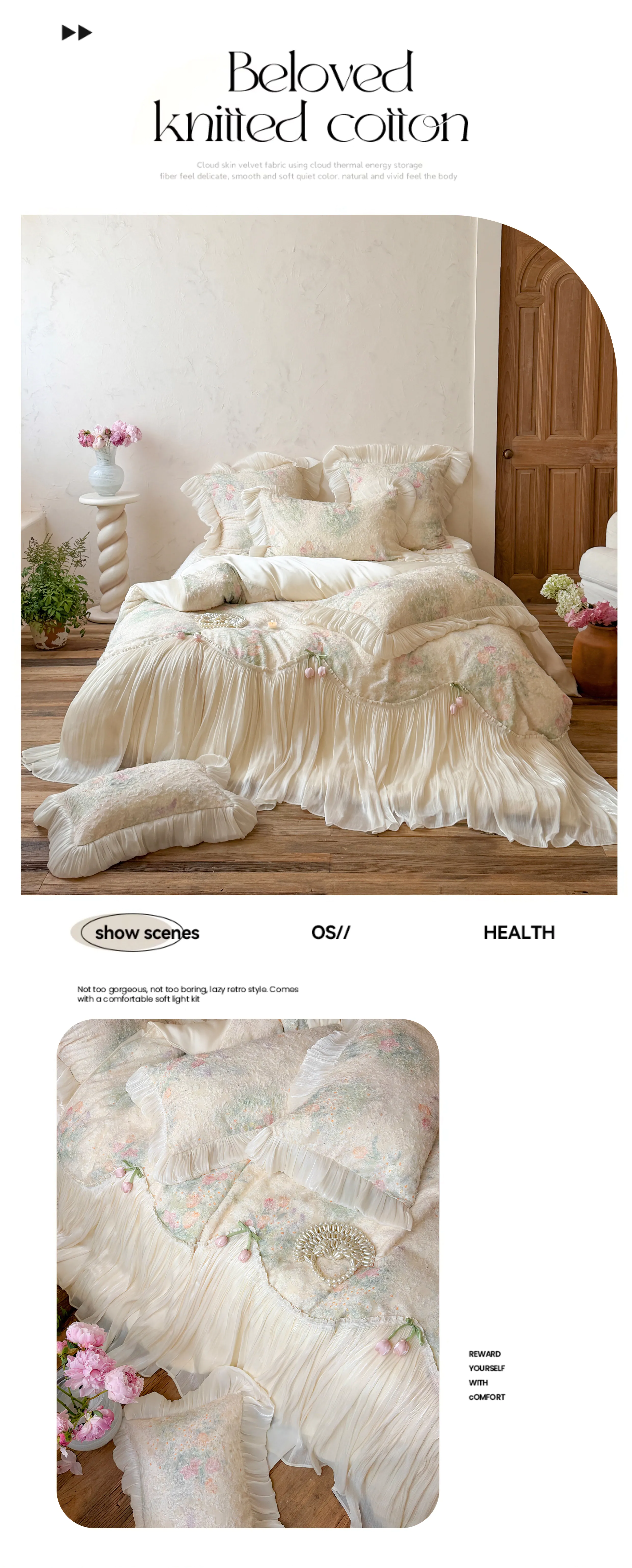 French-Shabby-Chic-Floral-Long-Staple-Cotton-3D-Tulip-Bedding-Set20