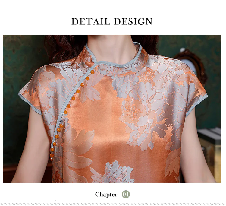 Ladies-Floral-Printed-Short-Sleeve-Summer-Lace-Satin-Pullover-Shirt10