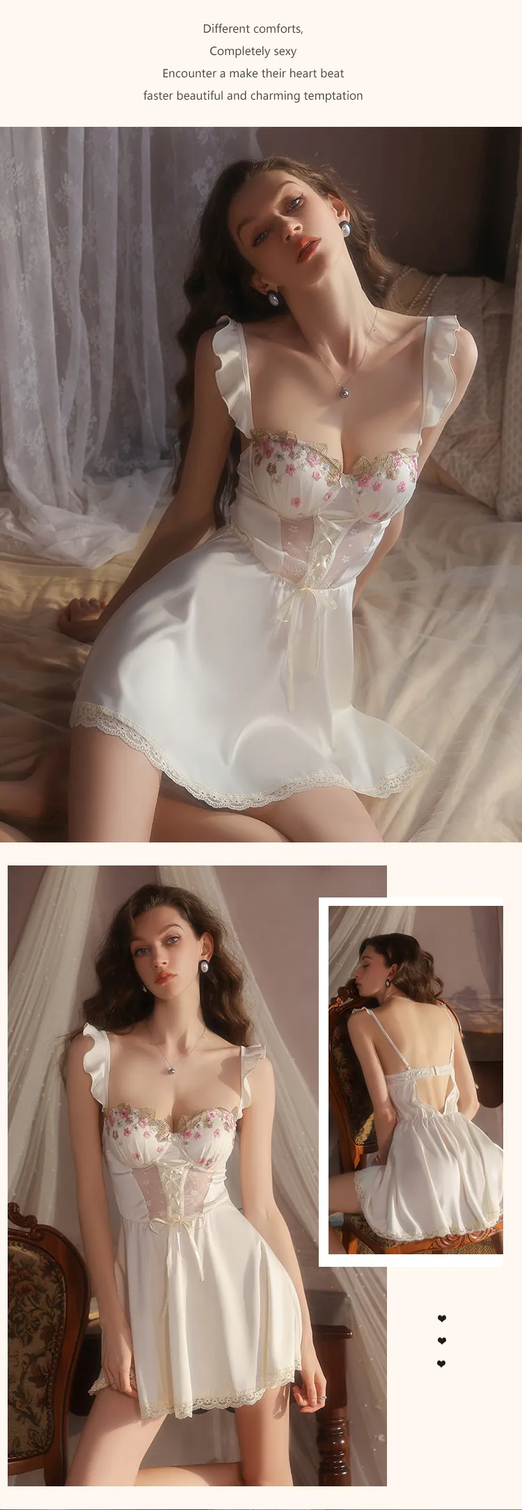 Ladies-Vintage-Corset-Bodice-Summer-Cool-Plus-Size-Sleepwear-Nightgown16