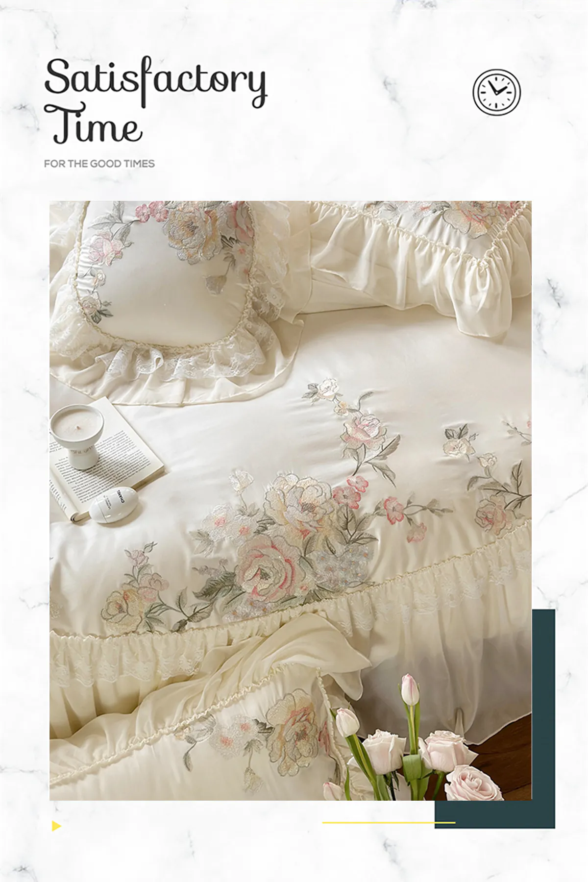 Luxury-Long-Staple-Cotton-Embroidery-Ruffle-Lace-Trim-Bedding-Set11