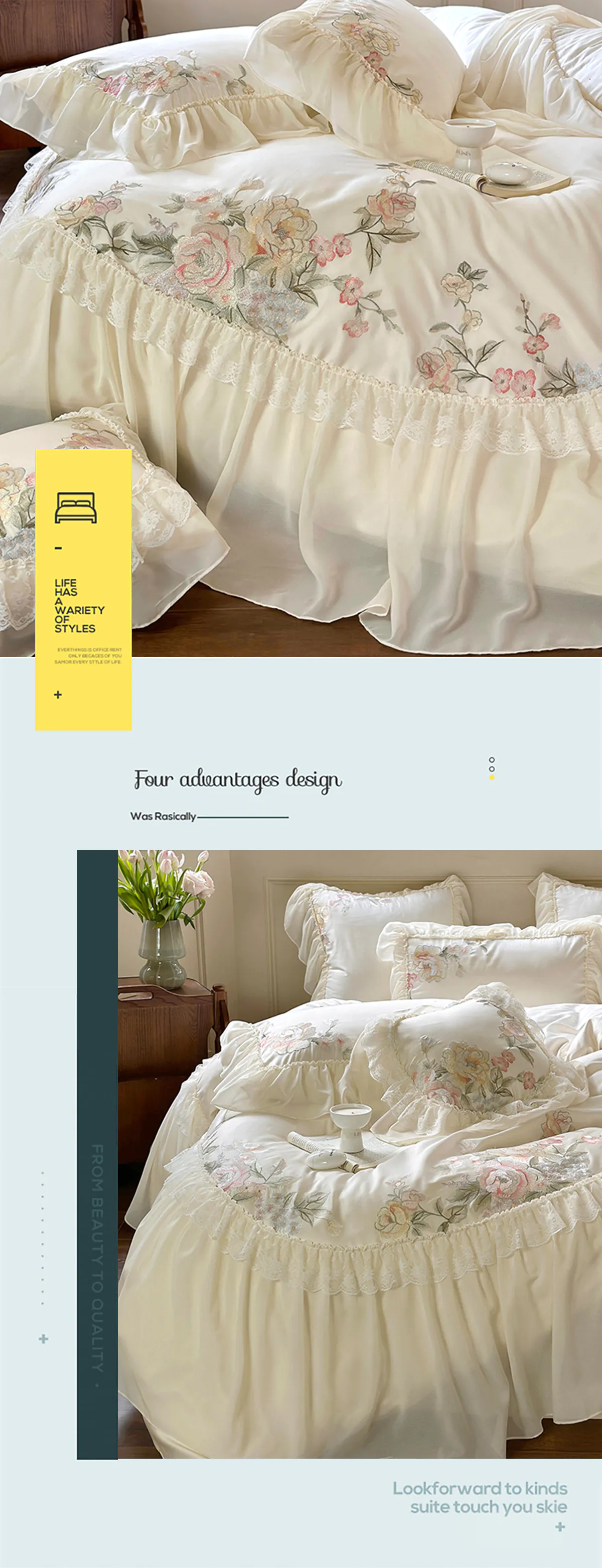 Luxury-Long-Staple-Cotton-Embroidery-Ruffle-Lace-Trim-Bedding-Set12