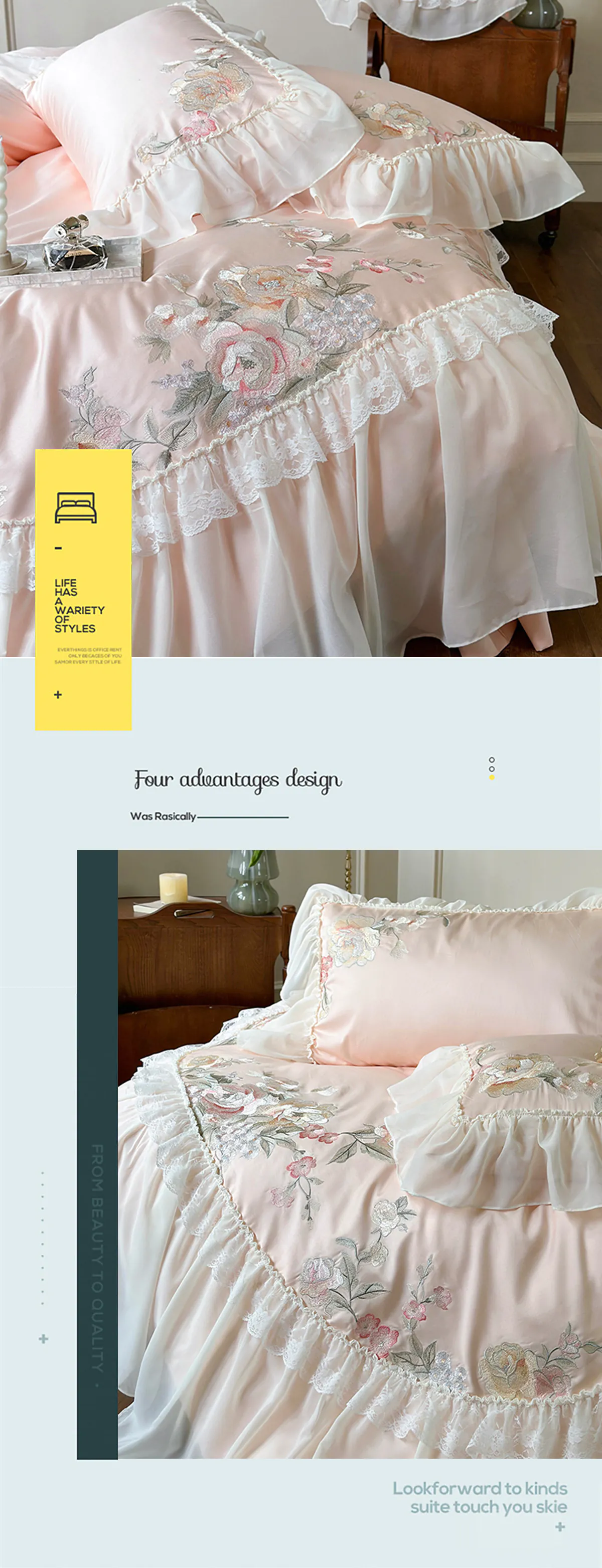 Luxury-Long-Staple-Cotton-Embroidery-Ruffle-Lace-Trim-Bedding-Set22
