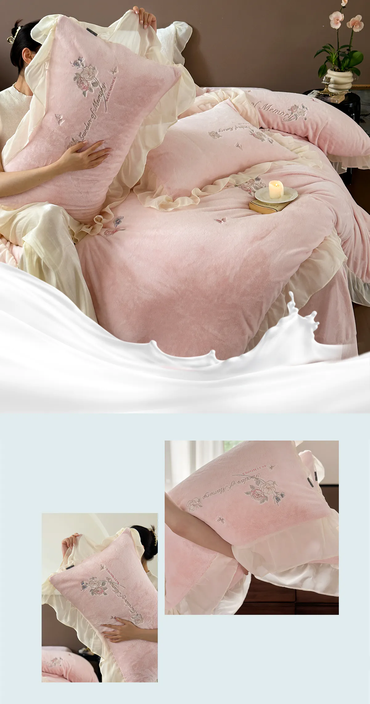 Luxury-Soft-260g-Matte-Milk-Fiber-Warm-Bed-Sheet-Quilt-Covers-Set17