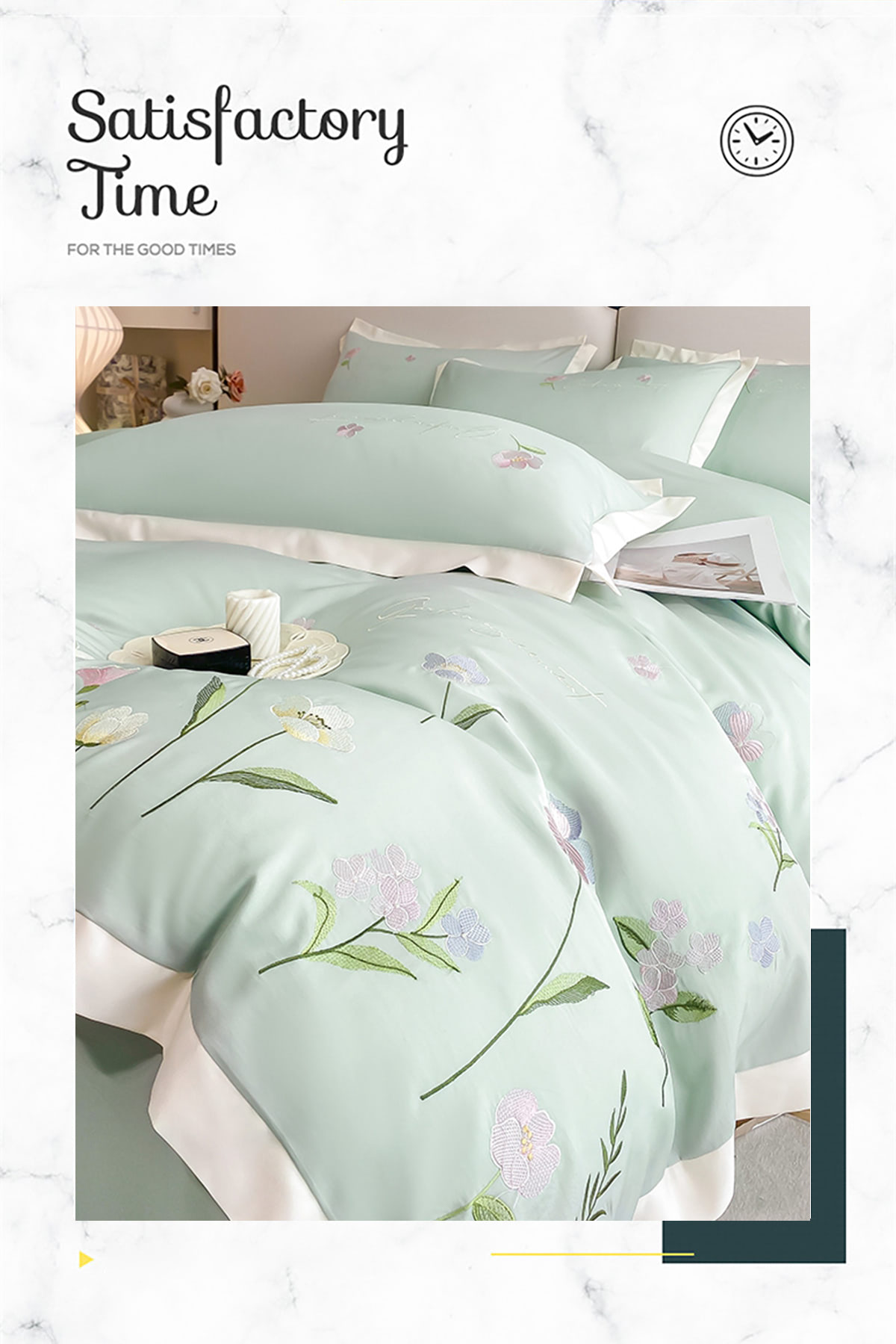 Lyocell-Tencel-Floral-Embroidery-Bed-Sheets-Pillowcase-4-Pcs-Set10